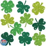Seajan 200 Pcs St. Patrick's Day Cutouts Decoration Shamrock Glitter Paper. Fixed Price $34.99.