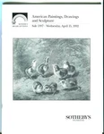 Sothebys Auction Catalog April 5 1992 American Paintings Drawings Sculpture. Fixed Price $15.70.