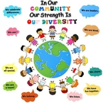 Bulletin Board Decoration Set Diverse Children Borders School 31 Pcs. Fixed Price $18.63.