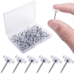 Kowvowz Clear Thumb Tacks For Wall Hangings Plastic Push Pins 150 Count.... Fixed Price $9.99.