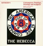 Sothebys Auction Catalog 1981 Contemporary Paintings Drawing Art. Fixed Price $16.50.