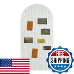Foldable Bulletin Board 47X24 Inches, 0.35" Thick Felt Wall Tiles, Large Cork. Fixed Price $40.17.