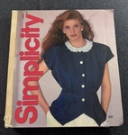 Vtg March 1988 Simplicity Catalog Sewing Pattern Giant Store Counter Book. Fixed Price $39.00.
