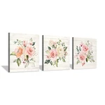 Hardy Gallery Nature Picture Floral Arts Paintings: Bloom Antique Roses Bouqu.... Fixed Price $78.21.