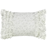 Laura Ashley Harper Cotton Green Throw PILLOW-14X20. Fixed Price $34.99.