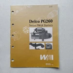 Wai Wetherill Associates 1996 Delco PG260 Series Pmgr Starters Catalog. Fixed Price $9.89.