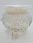 Atq Sowerby French Opal Piasa Bird Rare Whimsey Footed Art Glass Spittoon. Fixed Price $31.34.