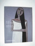 Christies Latin American Art Auction Catalog New York May 2011. Fixed Price $28.00.