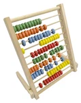 Wooden Counting Frame Abacus For Kids Math Learning 10 Rows, 8-INCH. Fixed Price $10.96.
