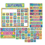 Eureka Color My World Spanish Calendar Bulletin Board Set Classroom Decor 82PC. Fixed Price $39.75.