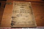 No. MT-42A Parts Catalog Models D-35 DS-35B D-40 40B International Harvester. Fixed Price $12.99.