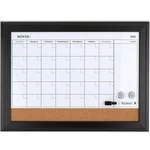 Quartet Magnetic Dry-erase Calendar & Corkboard: 17 In. X 23 Espresso Frame. Fixed Price $44.98.
