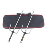 Cylinder Metal Martial Arts Sai Silver 21 Inches. Fixed Price $62.01.