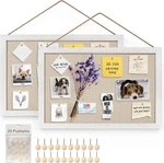 Miratino 2-PACK Cork Board With Linen 16X11 Inch Bulletin Office Decor .... Fixed Price $27.91.