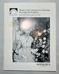 Sothebys Arcade Auction Catalog Modern Contemporary Paintings Drawings Art 1992. Fixed Price $11.99.
