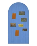 Foldable Bulletin Board 47X24 Inches, 0.35" Thick Felt Wall Tiles, Large Cork. Fixed Price $52.12.