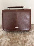 Christian Art Gifts Men/women's Classic Bible Cover Faith Badge, Brown Faux. Fixed Price $22.00.