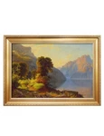 George Caleb Bingham: View Of Lake The Mountains, Total Size: 28.75X20.75. Fixed Price $119.97.