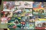 Lego Instruction Manual Lot Of 27 - Disney, Technic, Castle, Ultra Agents, Tmnt!. Fixed Price $20.00.