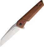Kershaw - Avert Spring Assist Speedsafe Flipper Knife Brown Wood Handle Kai 1432. Fixed Price $24.50.