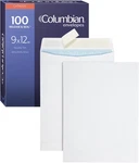 9 X 12 Catalog Envelopes, Self Seal Closure, 28 Lb White Wove, For Mailing Flat. Fixed Price $25.92.