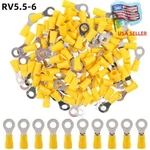 12-10AWG Pre-insulated Terminals Ring Electrical Wire Crimp Connectors RV5.5-6. Fixed Price $24.99.
