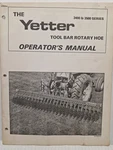Used Old Stock Operation Manual For Yetter Toolbar Rotary Hoe 2565-118. Fixed Price $10.00.