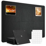 Woovio Bulletin 36X24 Cork Alternative Pack 12X12 Felt Pin Boards. Fixed Price $41.88.