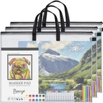 Yopcdj 30X25 Inches Extra-large Portfolio Bag, Folder For Artwork. Fixed Price $35.79.
