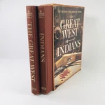 American Heritage 2 Book Set: Great West & Indians (1961-65) Illustrated History. Fixed Price $12.00.