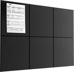 Maxgear Large Cork Board For Wall 36" 24", Black Bulletin. Fixed Price $24.99.