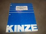 Kinze 450C Grain Conveyor Waqgon Operator & Parts Manual (loose Leaf Only). Fixed Price $25.00.