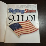 Rolling Stone Magazine 9.11.01 880 October 25, 2001 9/11 September. Fixed Price $21.21.