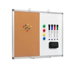 Comix Cork Magnetic Dry Erase Combo 24X18 Whiteboard Bulletin Alumin. Fixed Price $79.29.