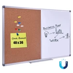 Dexboard Magnetic Combination Whiteboard Cork Bulletin 48 36 Inch -. Fixed Price $134.47.
