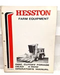 Used Old Stock Operator Manual Hesston Disc Cutoff Forage Head 4-ROW 8083578. Fixed Price $10.00.