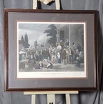 George Caleb Bingham (american 1811 1879) "the County Election" Hand Colored. Fixed Price $149.00.