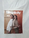Simplicity Volume 2024 Sewing Pattern Counter Book Catalog Fashion Paperback. Fixed Price $29.75.