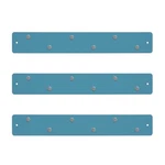 Three By Mini Magnetic Strip Bulletin Board 14X2 Stainless Steel Organizer. Fixed Price $57.47.
