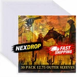 30 Pack 12.75" Vinyl Record Sleeves 4 Mil Clear Plastic Lp Album Protector. Fixed Price $10.99.