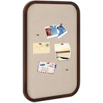 Vintage Framed Pin Board Linen Display Bulletin Large Ornate Fabric Pic.... Fixed Price $113.55.