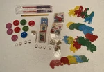 75 Pc Vintage Nos Kids Prizes Lot Oriental Trading 80S 90S Carnival Rings Toys. Fixed Price $24.95.