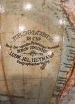 Antique Ludwig Julius Heymann 19 Cm Globe Circa 1899 On Beautiful Turned Base. Fixed Price $595.00.