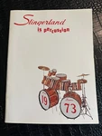 Vintage Musical Instrument Catalog #10001 - 1973 Slingerland Drums Percussion. Fixed Price $49.99.