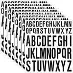 Gersoniel 8 Sheet Letter Stickers Vinyl Alphabet 2 Inch, 3 Black. Fixed Price $16.81.