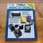 Triton Catalog TI-99/4A Texas Instruments Spring 1987 W/order Form. Fixed Price $11.95.