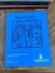 Christies Ny Early Printed Books & Manuscripts Including Incunabula 1991 Catalog. Fixed Price $9.00.