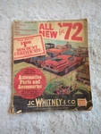 Vintage 72 Jc Whitney Automotive Car Part Accessory Catalog Jeep Vw Hot Rat Rod. Fixed Price $19.99.