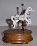 Carousel Magic Horse Willitts Designs Music Box Plays "edelweiss". Fixed Price $27.95.