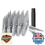 Dynofit 32 Chrome 9/16"-18 Spike Lug Nuts 4.4" Tall For Dodge Ram F250 F350. Fixed Price $142.98.